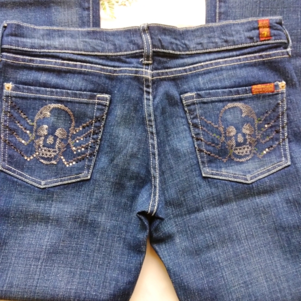 Seven for Mankind skull jeans size 28